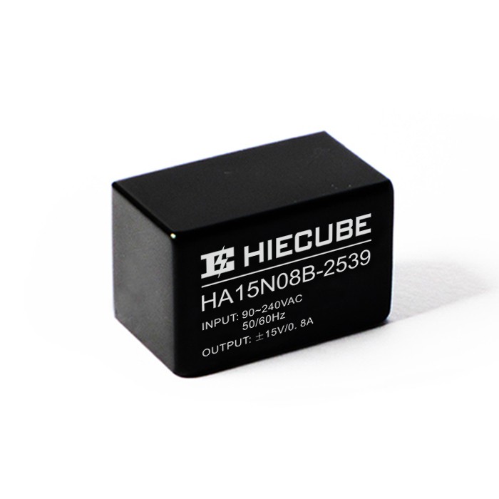 Nguồn xung cách ly đối xứng HIECUBE +/-12V 0.8A