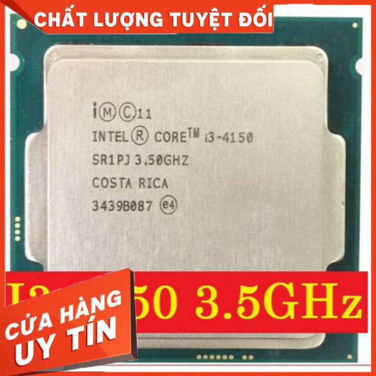 Bộ xử lý Intel® Core™ i3-4150 (3M bộ nhớ đệm, 3,50 GHz)