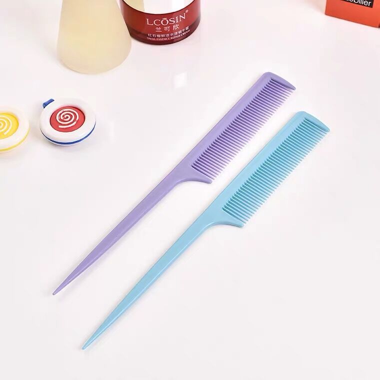 Lược Chải Tóc Răng Dày Chống Tĩnh Điện Thiết Kế Đuôi Nhọn Tiện Dụng