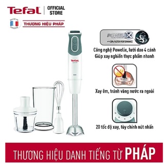 Máy xay sinh tố cầm tay tefal hb643138 - trắng, 800w