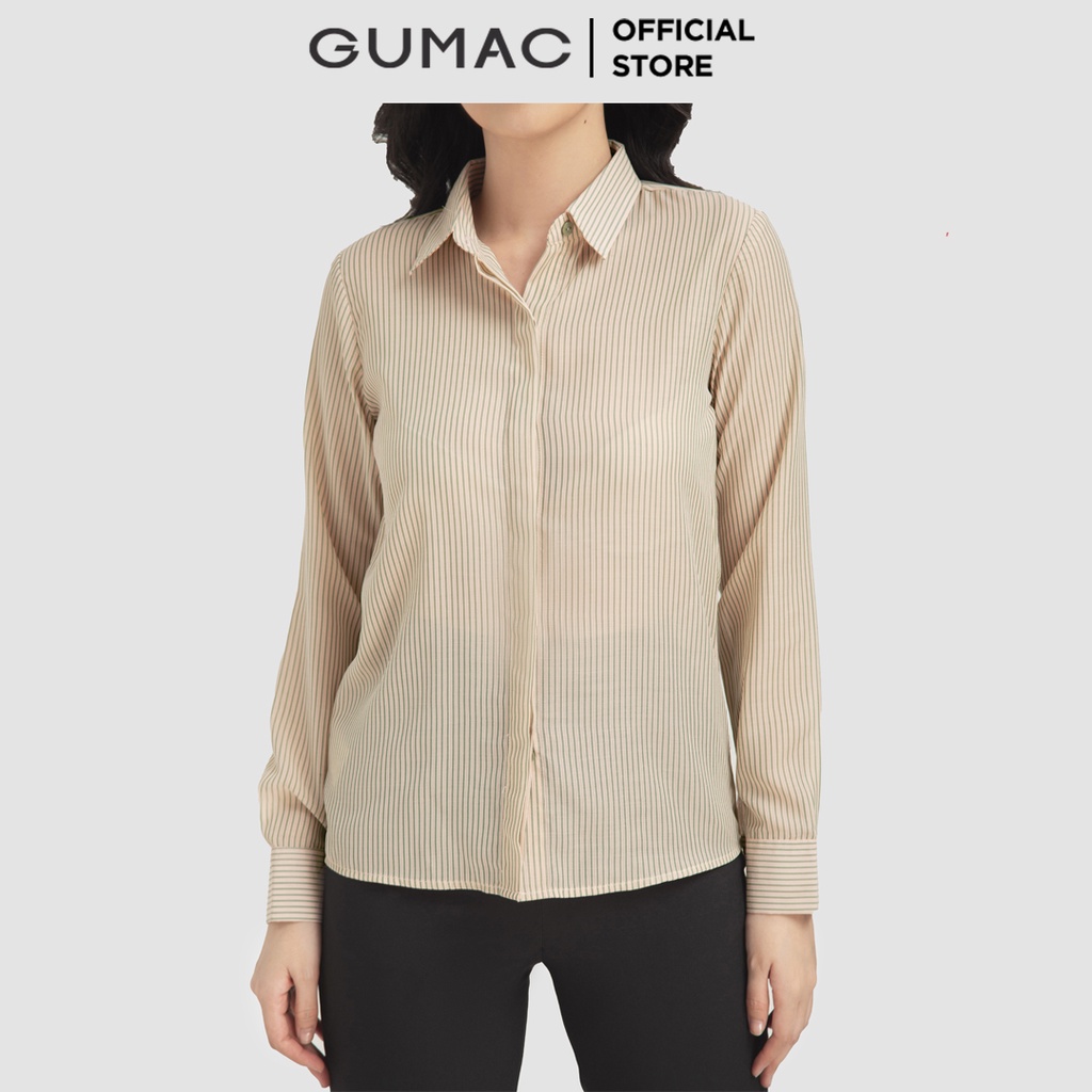 Áo sơ mi giấu nút AB12002 GUMAC | BigBuy360 - bigbuy360.vn