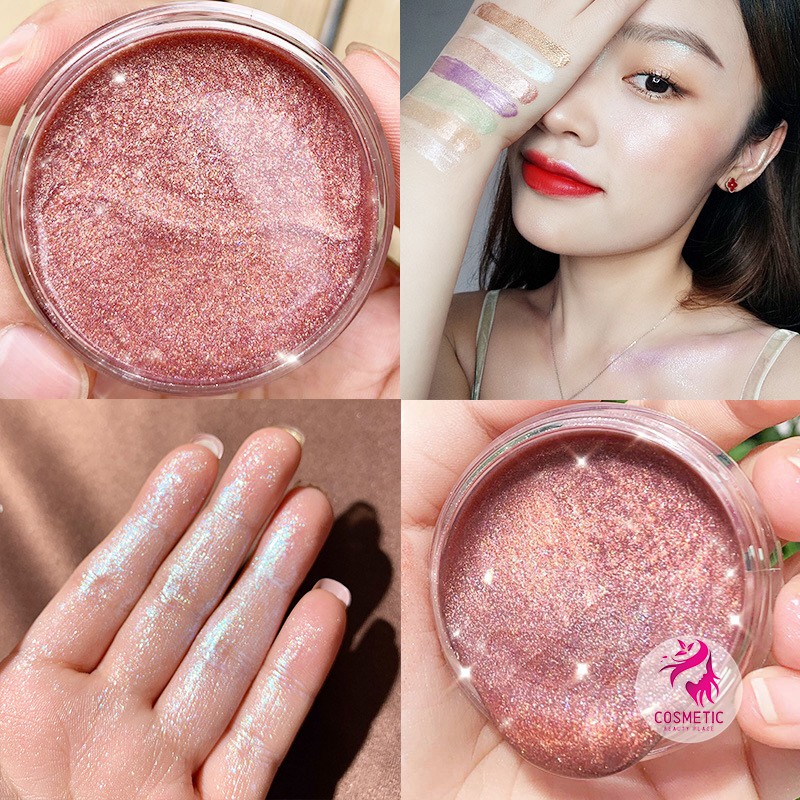 Gel Nhũ Mắt MOLVSENLIN Eyeshadow Highlighter Liquid Bắt Sáng Lấp Lánh P568