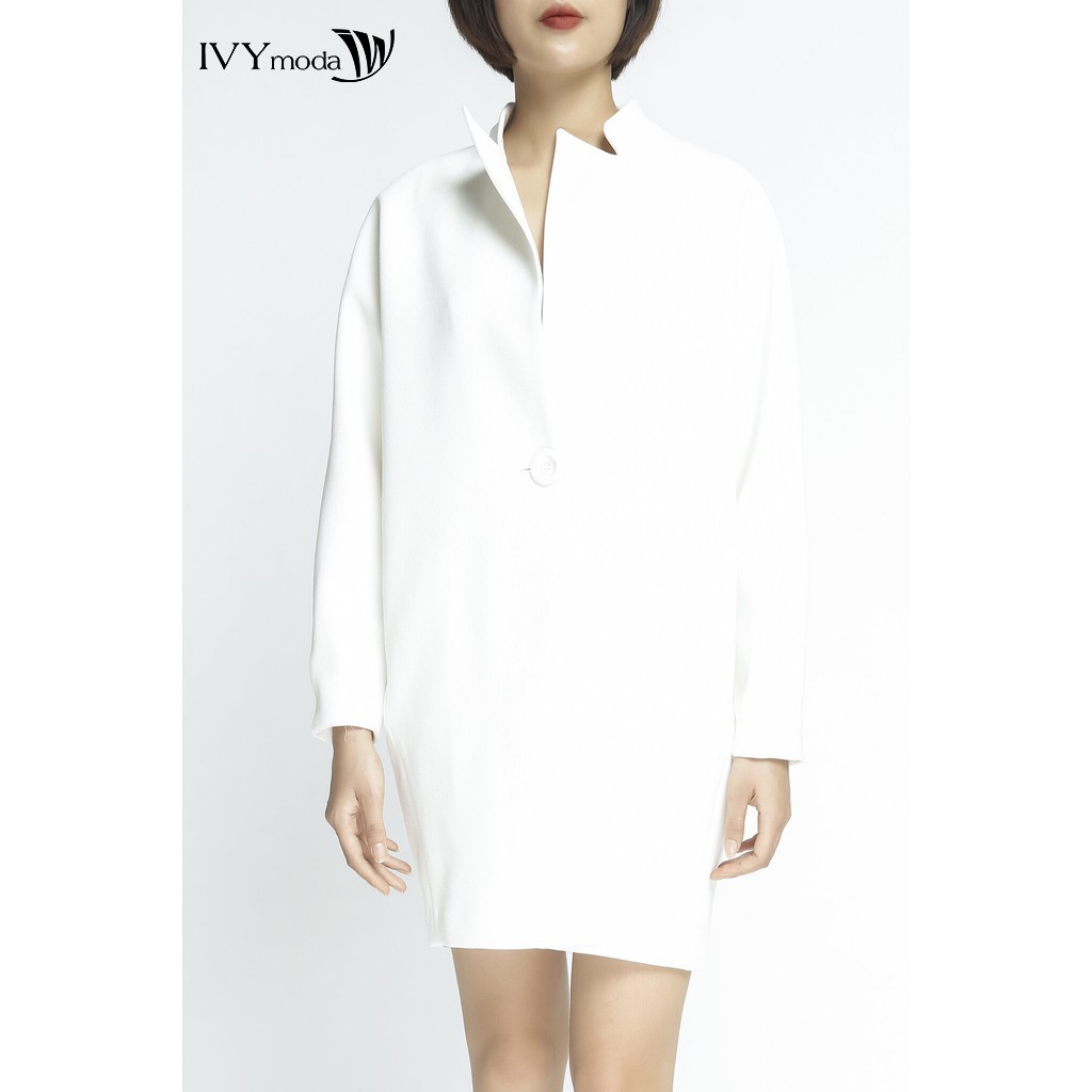 Áo khoác nữ dài tay dáng suông IVY moda MS 71B6546