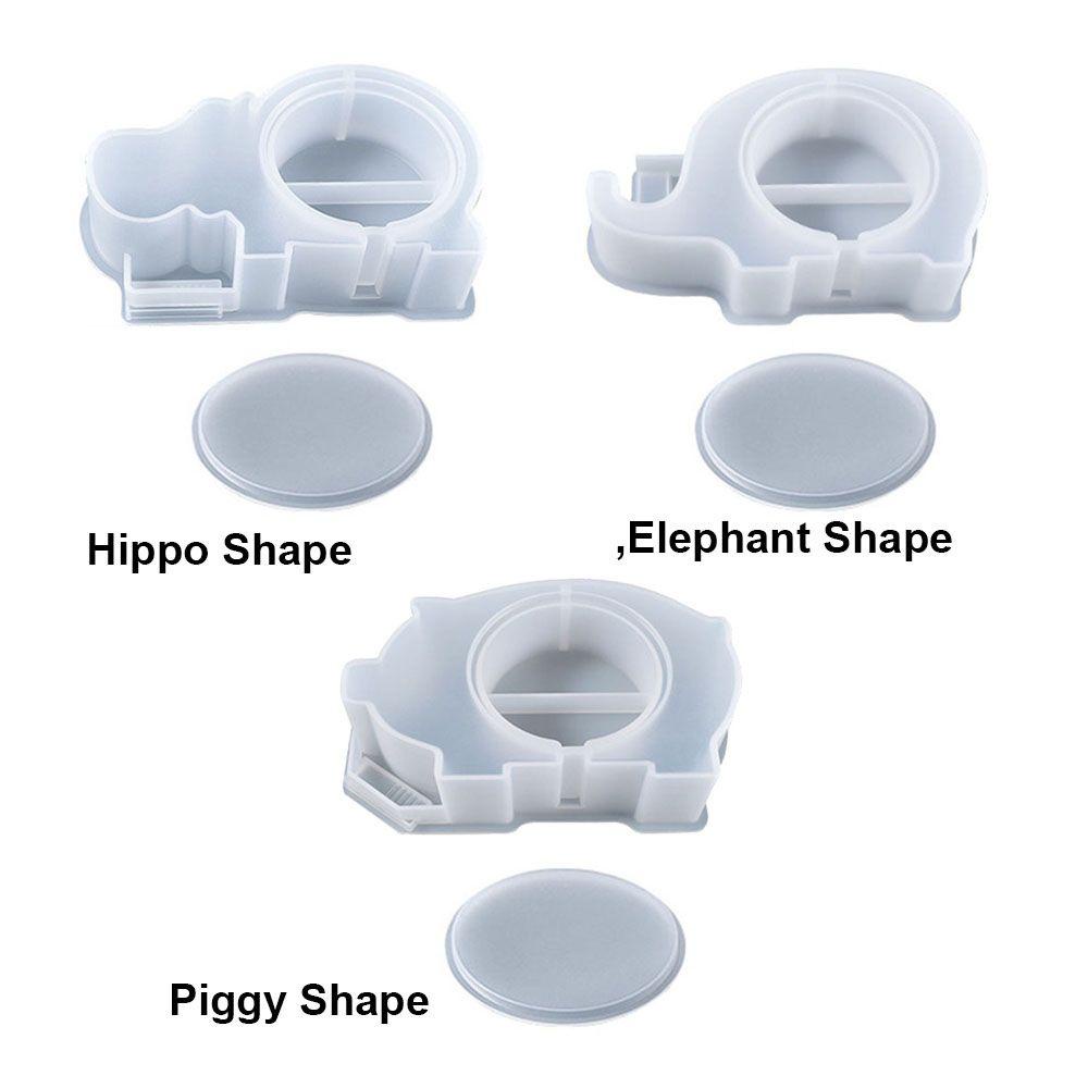 FOREVER Khuôn Silicone Làm Hộp Đựng Tiền Tiết Kiệm Hình Động Vật Đáng Yêu