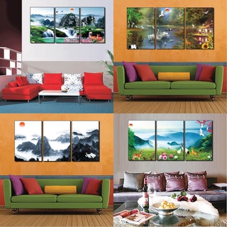Tranh phong thủy ghép bộ tuyệt đẹp