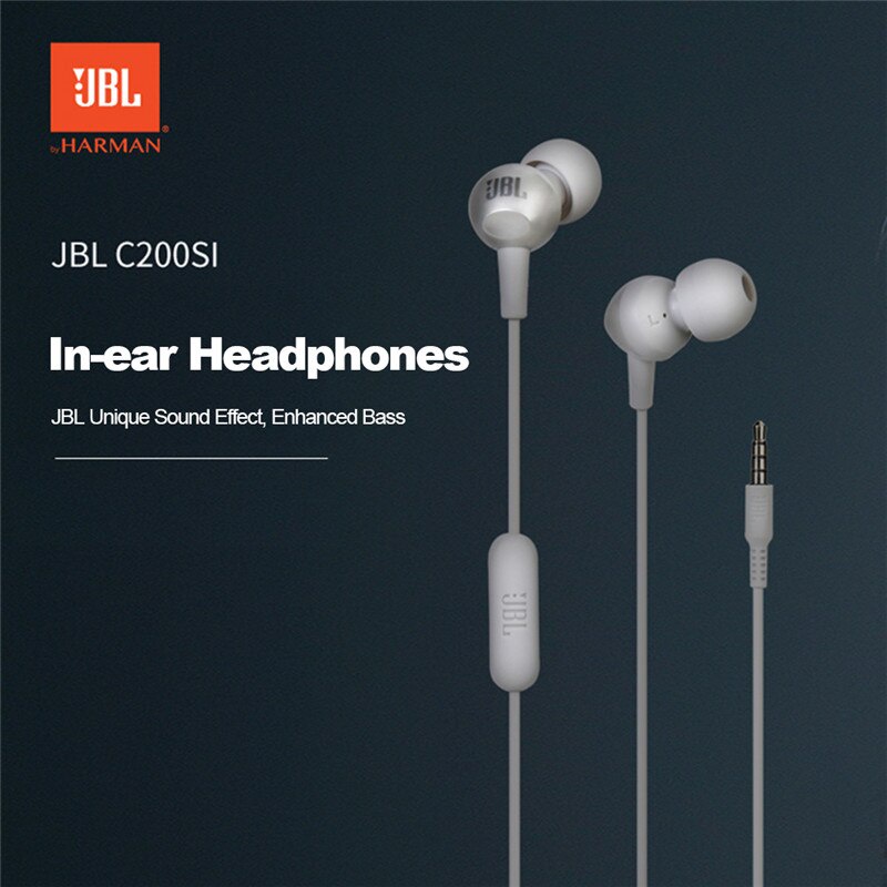 Tai Nghe Chụp Tai JBL C200SI Jack 3.5mm Bass Trầm Có Micro Tiện Dụng