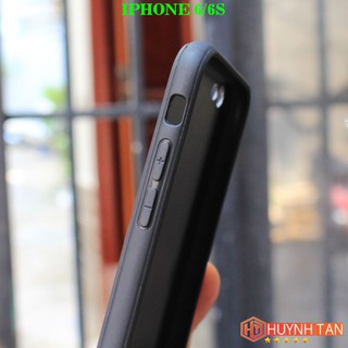 Ốp lưng Iphone 6 , 6S vân vải Jean (Đen)