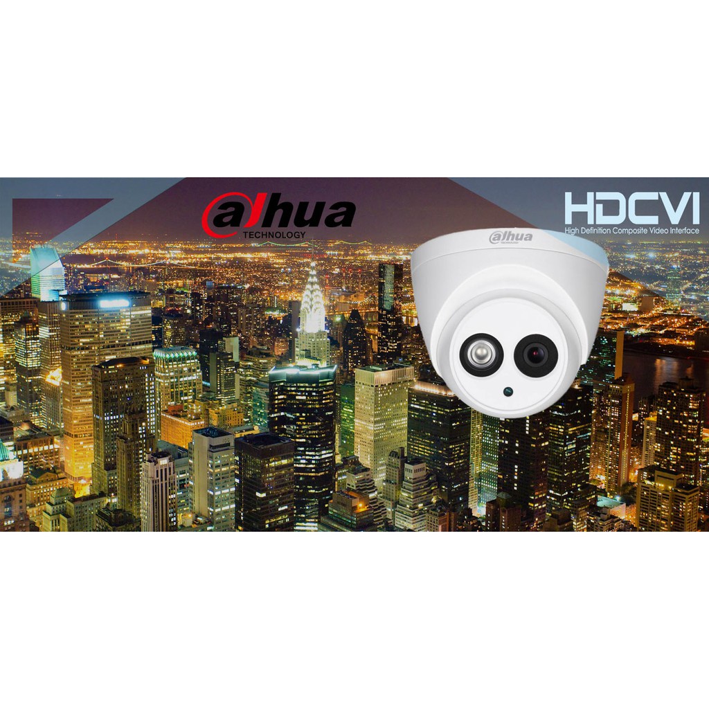 Camera Dome 2MP 1080P tích hợp mic Dahua DH-HAC-HDW1200EMP-A-S5 chính hãng DSS Việt Nam