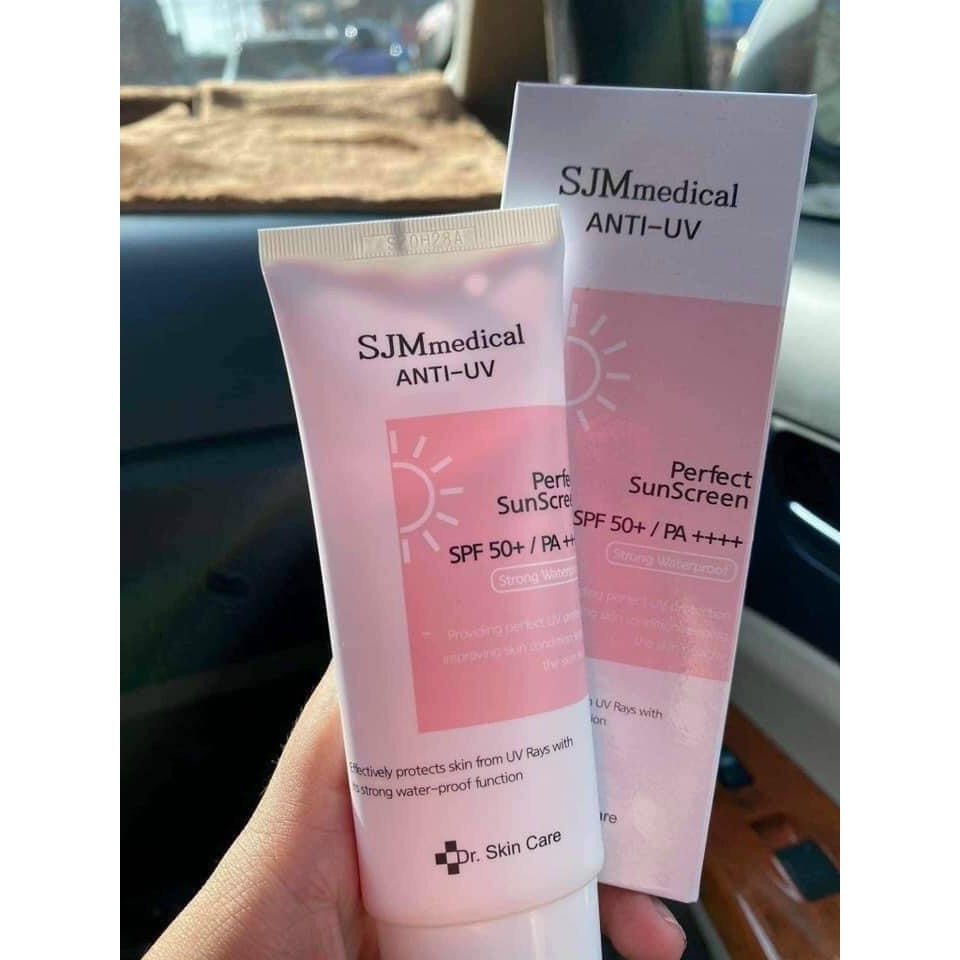 Kem chống nắng Hàn Quốc SJM medical anti uv perfect sunscreen SPF50+/PA++++ 60g