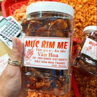 500gr mực rim loại ngon hũ to như video