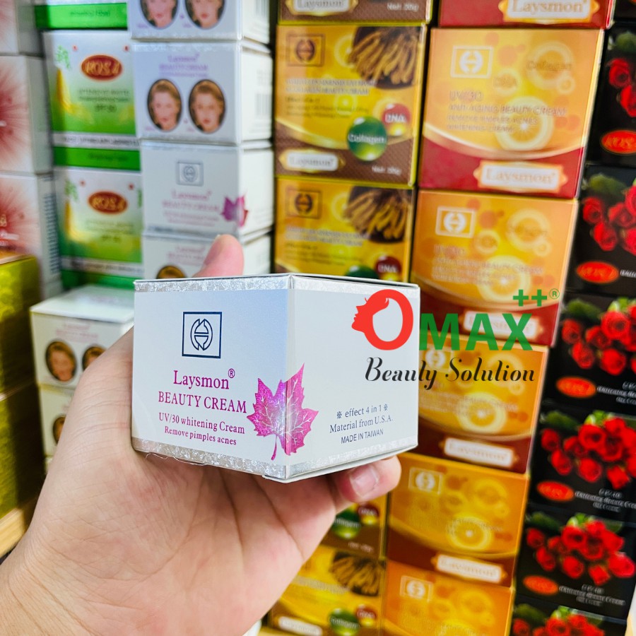 KEM LAYSMON UV/30 BEAUTY CREAM 15G  - DƯỠNG TRẮNG HỒNG DA - XOÁ NHOÀ THÂM NÁM