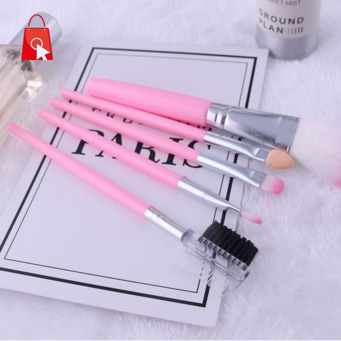 Set 5 Cọ Trang Điểm Chuyên Nghiệp