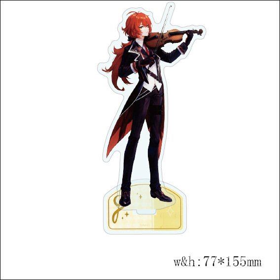 Genshin impact Sê-ri hòa nhạc giao hưởng Trang trí anime đứng acrylic TZOH
