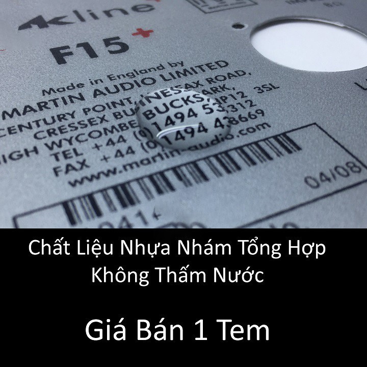 Tem dán trạm loa thương hiệu Martin