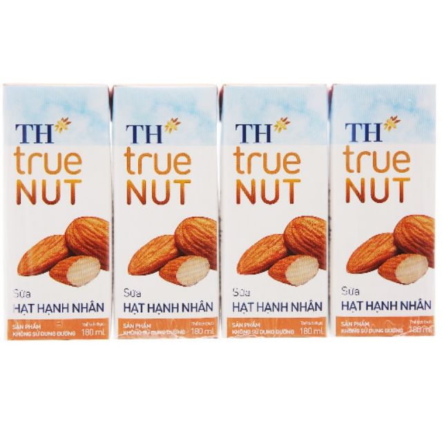 Thùng sữa TH hạnh nhân 180ml