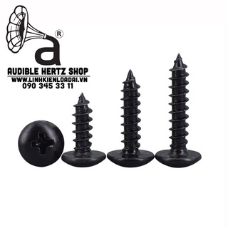 Vít gỗ đầu dù 4 cạnh bắt loa mạ kẽm m3, m4