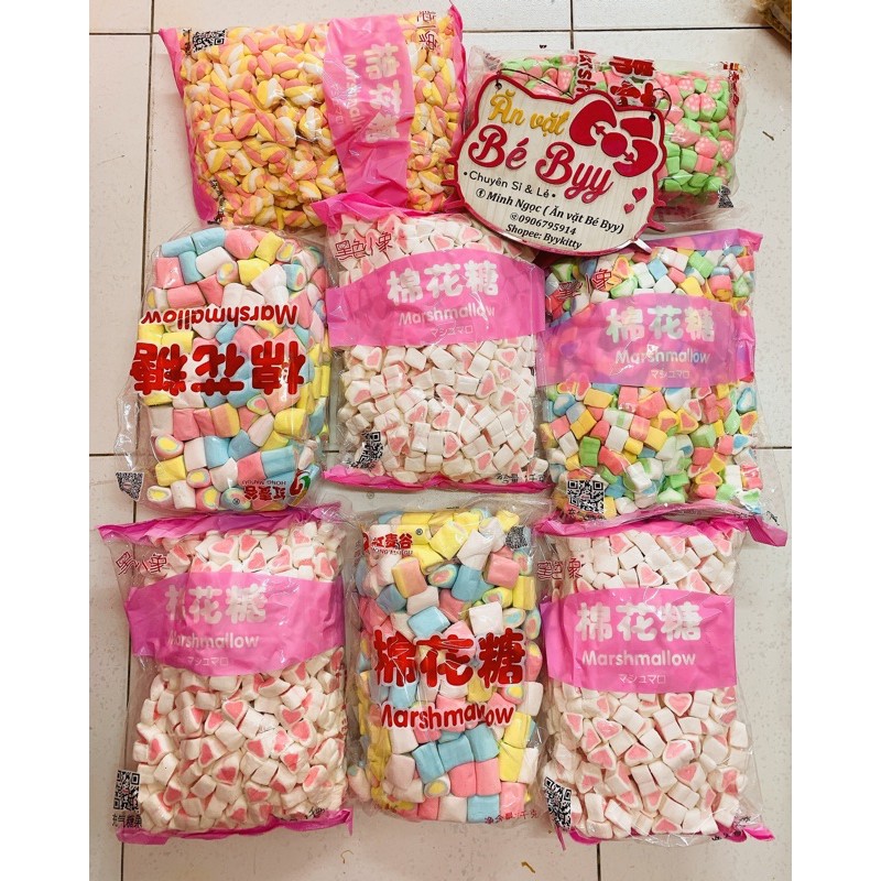 Kẹo Bông Xốp Marshmallow chính hãng 1kg