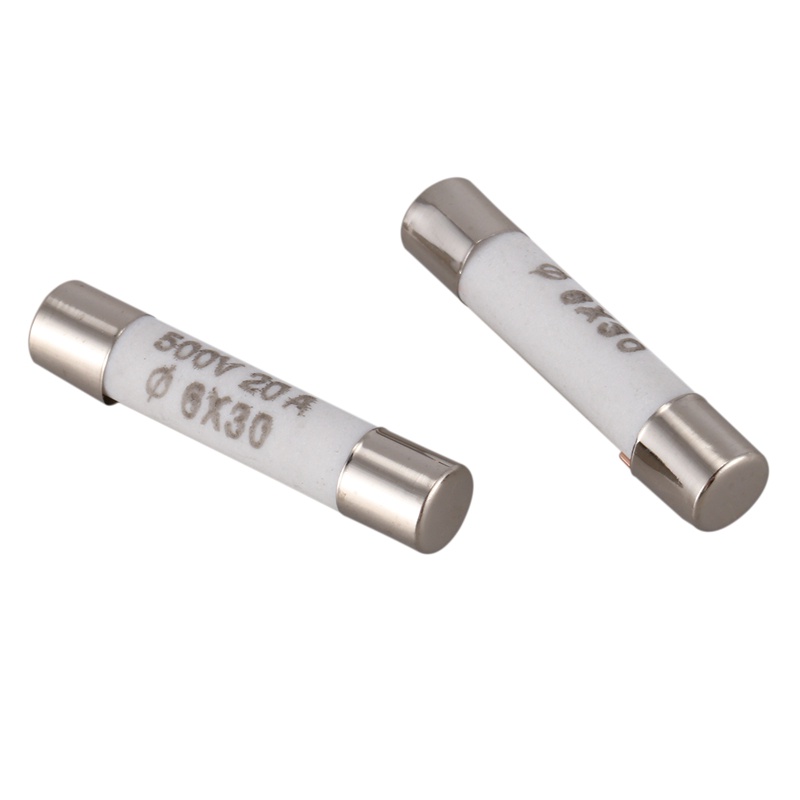 Set 10 cầu chì gốm 6mmx30mm 20A 500V chuyên dụng