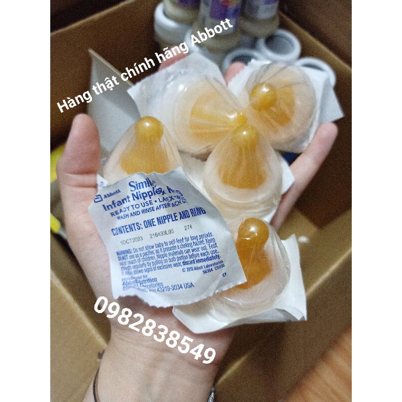 Núm ti Similac chính hãng/1 Ống 59ml sữa SIMILAC pha sẵn dành cho trẻ 0-12 tháng tuổi