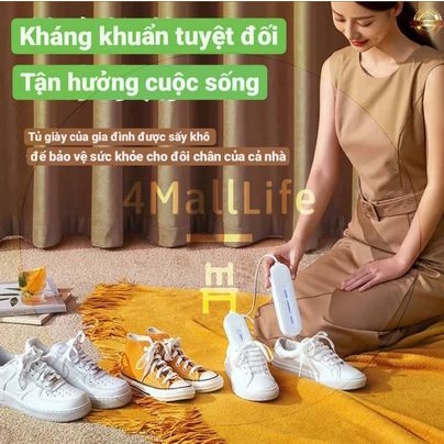 Máy sấy giày AMOI có tia UV khử khuẩn giảm mùi hôi làm khô giày dành cho mọi loại giày