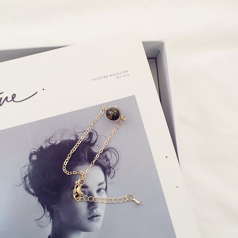 Vòng Đeo Tay Đính Hạt Hình Giọt Nước Kiểu Nhật Hàn Xinh Xắn