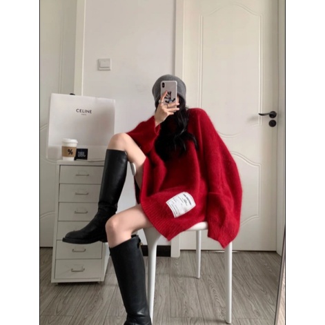 Áo len noel nữ Áo Hoodie Dày Dặn Phong Cách Giáng Sinh Năm Mới Hàn Quốc 2021 Cho Nữ