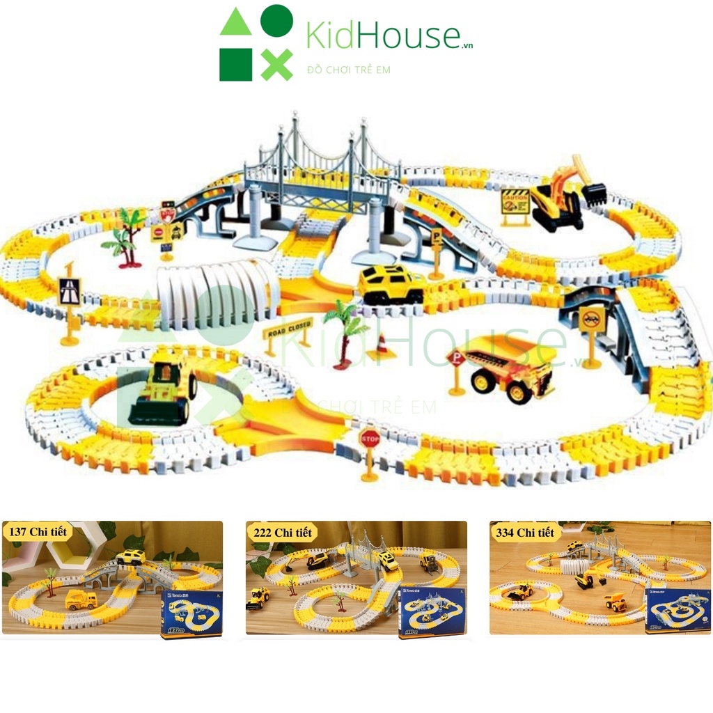 Đồ chơi trí tuệ, bộ lắp ráp mô hình ô tô giúp bé phát triển tư duy thương hiệu KidHouse.vn