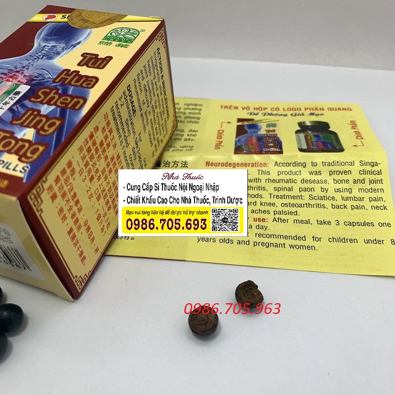 [NHÂN MÀU NÂU XỊN] Thoái Hoá Thần Kinh Thống Sing 60 viên - Tui Hua Shen Jing Tong