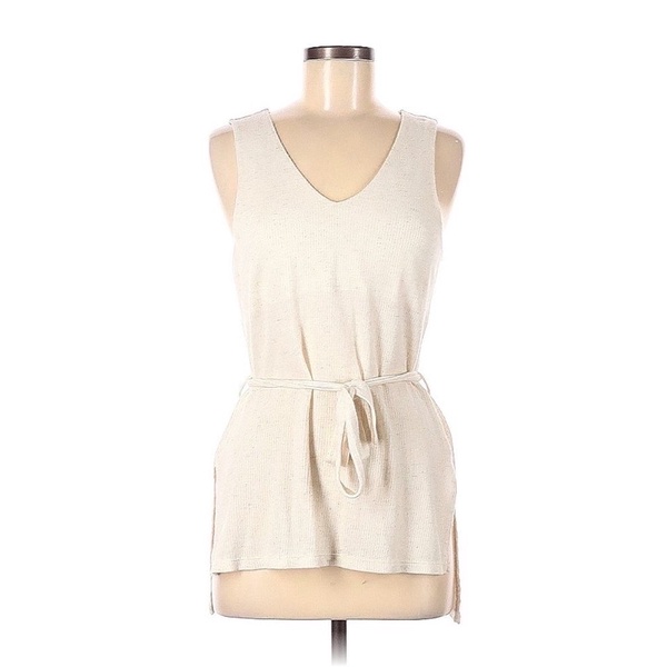 Áo thun gân a.newday trắng/ hồng  - Thanh lý vnxk