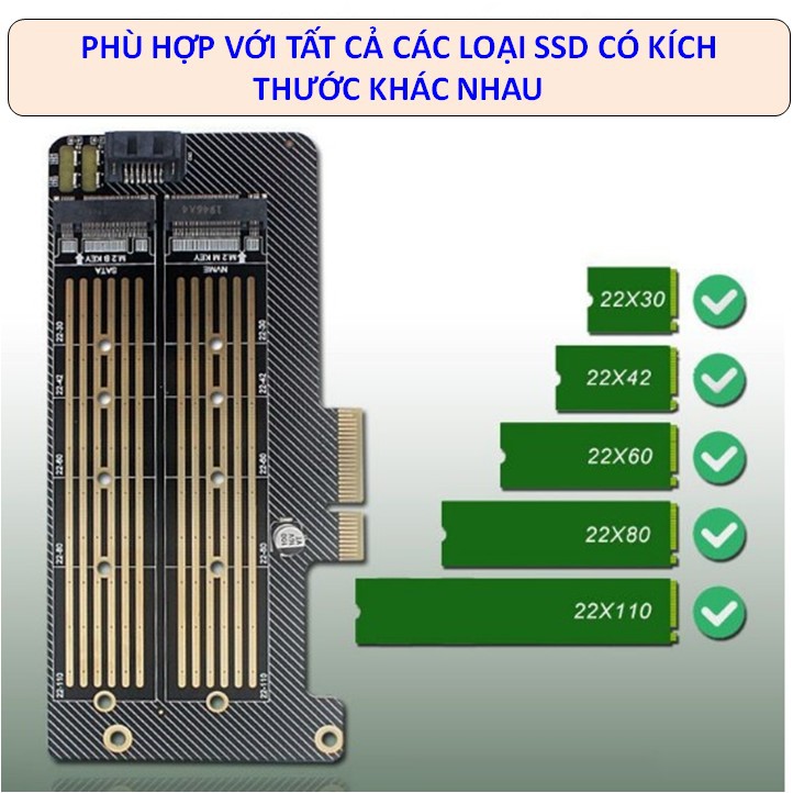 Card chuyển SSD M2 NVME to PCIE