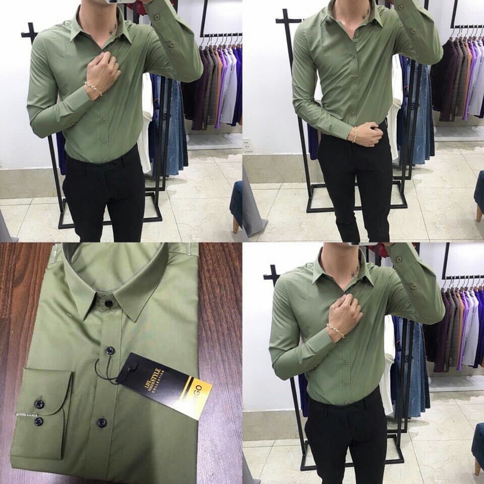 SƠ MI LỤA HÀN QUỐC NHIỀU MÀU | BigBuy360 - bigbuy360.vn