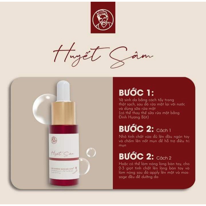 Huyết sâm [ Bà Lão ]  Serum mụn Huyết Sâm P.lus 5ml, Chính Hãng | BigBuy360 - bigbuy360.vn