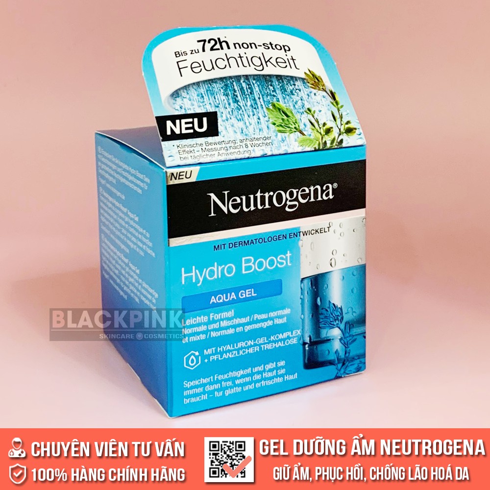 Gel dưỡng ẩm Neutrogena Hydro Boost Water Gel và Aqua Gel giữ ẩm, phục hồi chống lão hóa da