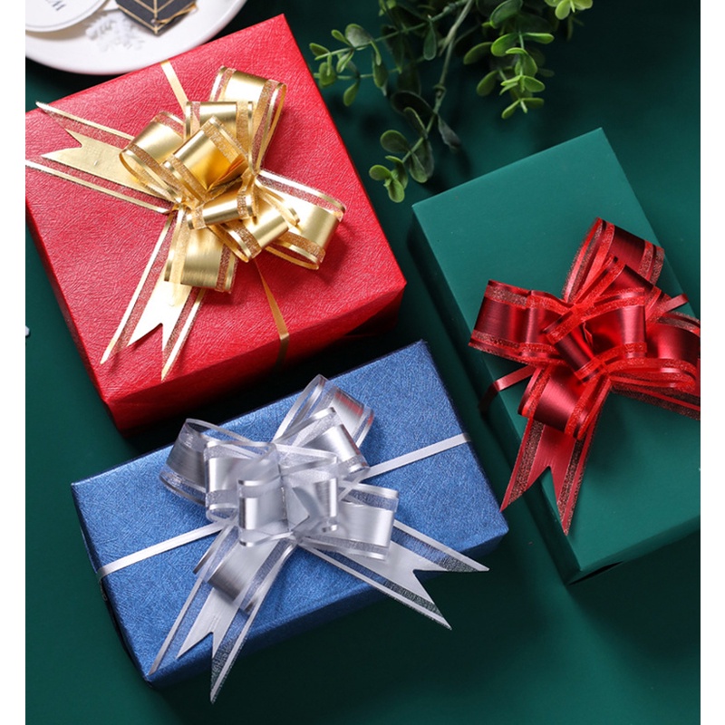 Bộ 10 Nơ Gói Quà / Trang Trí Giáng Sinh / Sinh Nhật / Quà Tặng