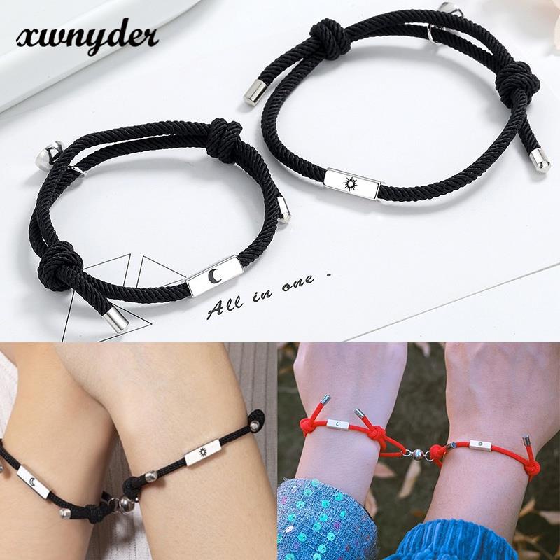 Set 2 Vòng Tay Mặt Trời Và Mặt Trăng Cho Cặp Đôi