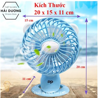 QUẠT MINI KẸP BÀN TÍCH ĐIỆN DP-1426