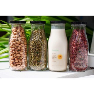 Hũ thuỷ tinh đa năng 300ml nắp kim loại (màu nắp ngẫu nhiên)
