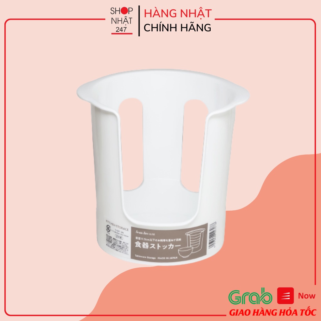 [Hỏa Tốc HN] Hộp đựng bát đĩa cất gọn SANADA Nội địa Nhật Bản