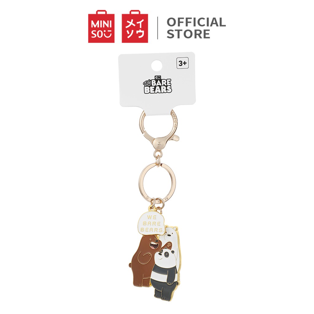 Móc treo trang trí Mặt dây chuyền túi / Móc khóa Miniso x We Bare Bears 3.0