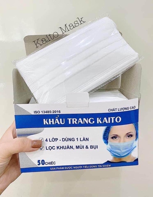 Khẩu Trang kaito, kioeco 4 Lớp 50c ( Sẵn hàng), kiểm định rõ ràng | BigBuy360 - bigbuy360.vn