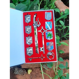 Bộ sưu tập phụ kiện Attack on Titan ( 11 món ) -AOT - Baystore