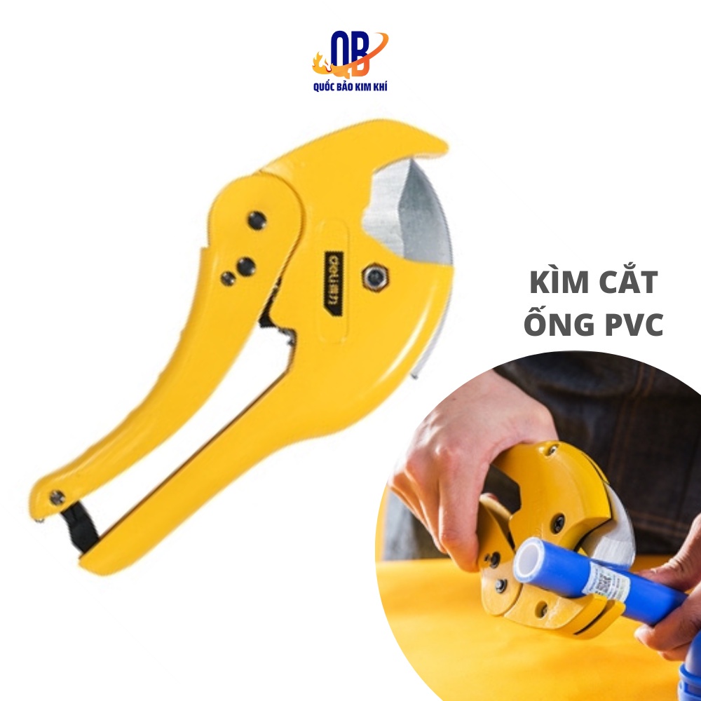 Kìm Kéo Cắt Ống Nhựa Deli Cao Cấp - Lưỡi Thép Hợp Kim Chất Lượng Cao, Sắc Bén, Siêu Bền - DL2502