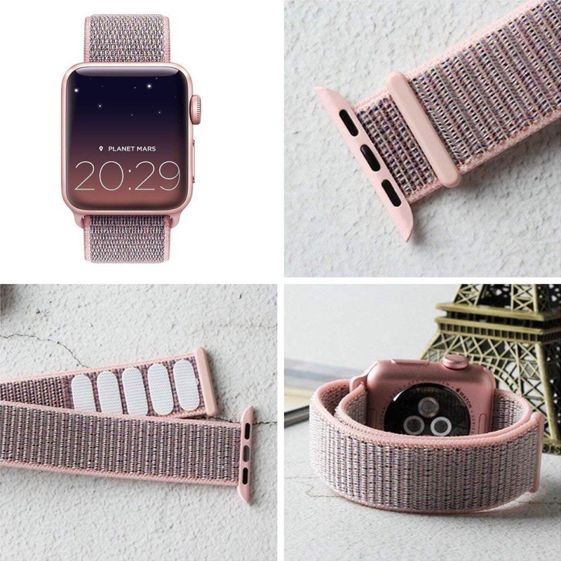 Dây sport loop cho đồng hồ a-pple watch (hàng cao cấp)