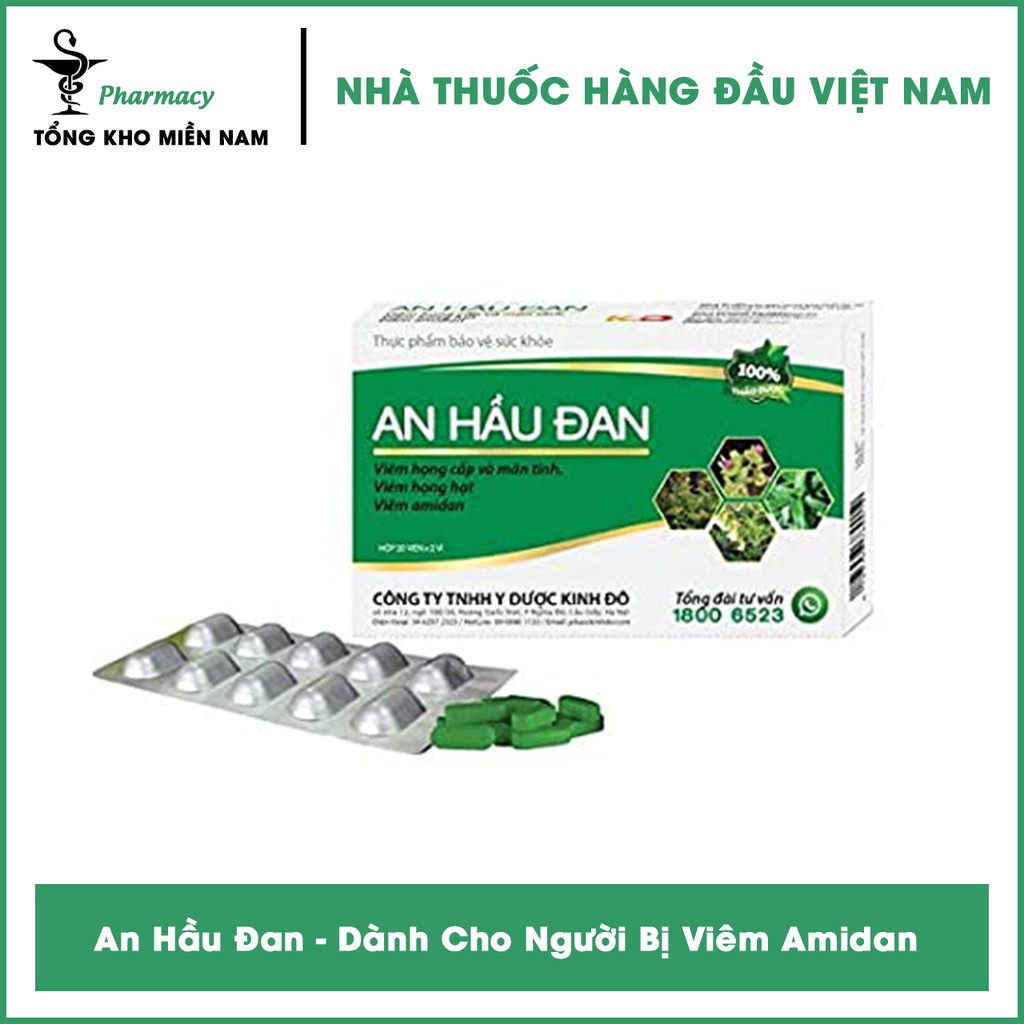 An Hầu Đan - Dành Cho Người Bị Viêm Amidan, Viêm Họng Hạt