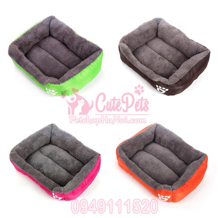 Đệm vải lông chân chó cho chó mèo - CutePets Phụ kiện thú cưng Pet shop Hà Nội