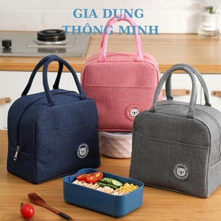 Túi Gấu giữ nhiệt, túi đựng hộp cơm chống thấm tiện lợi mang đi làm, du lịch tiện ích