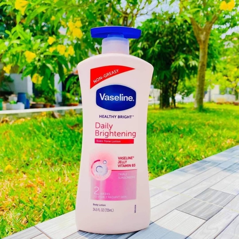 MẪU MỚI] Sữa Dưỡng Thể Vaseline Mỹ Healthy White Uv Lightening 725ml Healthy Bright Daily Brightening Even Tone Lotion giá cạnh tranh