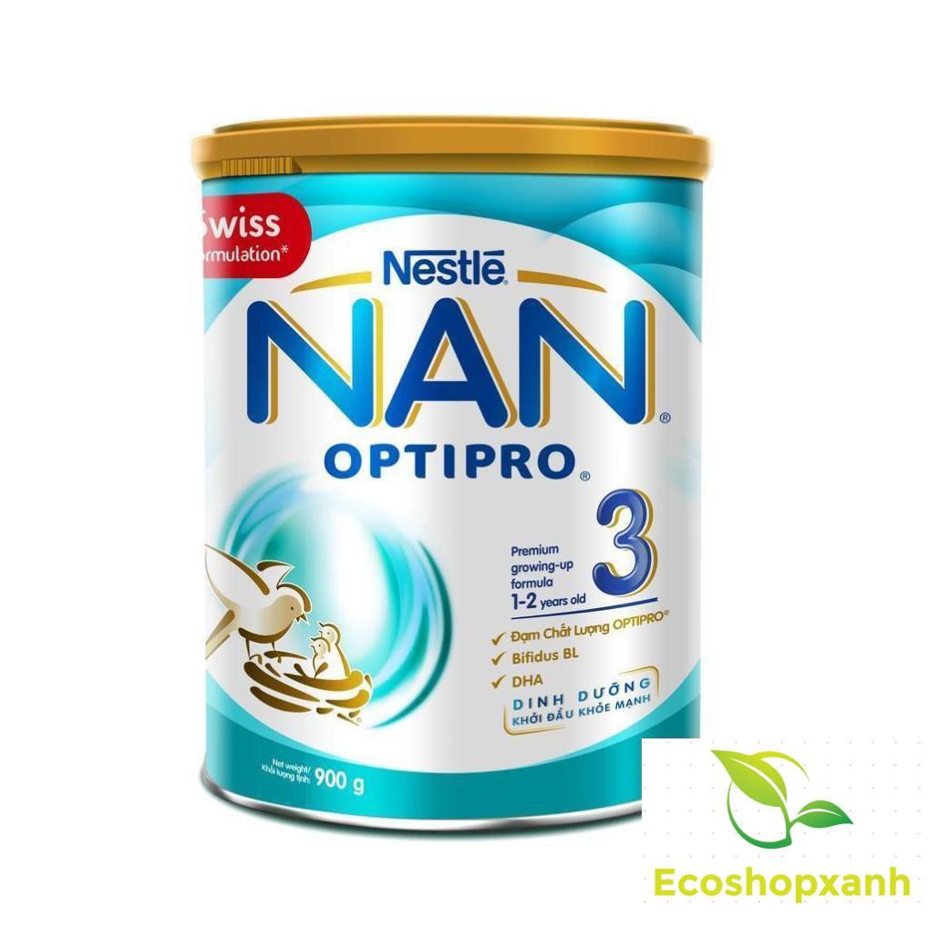 Combo 3 lon Sữa Bột Nestlé NAN Optipro Số 3 - Hộp 900g