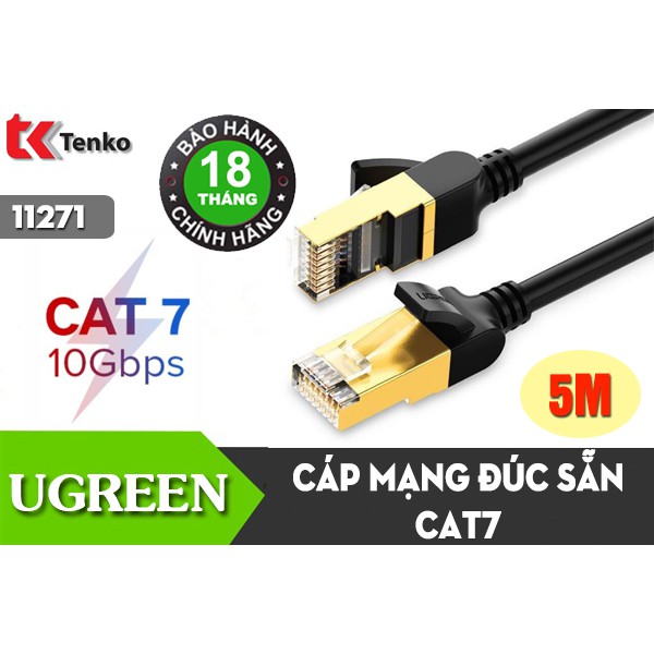 Cáp Mạng Đúc Sẵn Cat7 Ugreen 1m đến 20m