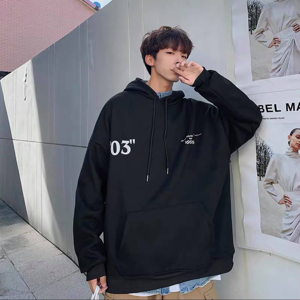 ÁO KHOÁC NỈ HOODIE SUPER MAN ĐEN NAM NỮ - GIN STORE